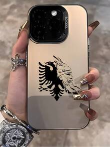 Vintage Emblem With Eagle And Figure Suitable For IPhone 16, 16E, SE4, 15, 14, 13, 12, 11, PRO MAX, PLUS, As Well As Galaxy 25, 24, 23, 22, 21 Ultra/FE+ - 彩色 - 查看 2