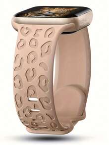 1Pc Custom [Leopard Apple Watch Band] Leopard Engraved Strap For Apple Watch Band 38mm 40mm 41mm 42mm 44mm 45mm 46mm 49mm Christmas Gift - Multicolor - View 7