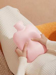 Water-Filled Plush Hot Water Bottle, Anti-Explosion Foot Warmer & Bed Warmer, Cute Hand Warmer - Multicolor - View 9