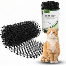 Tapete para Gatos Que disuade la excavación - Tiras de Red Gatos y Dispositivos repelentes de Mascotas para Interiores y Exteriores, tamaño Personalizable de 2 x 28 (12 pz Unidas) - 1 - Ver 9