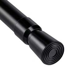 Tension Rod For Curtains No Drill Spring Net Curtain Rods Extendable Door Curtain Pole Adjustable Telescopic Voile Tension Pole For Kitchen Cupboard Bathroom Window - 55-90cm - View 10