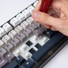 Bokawz Switchs Puller, Keycpas Puller, 2-In-1 Mechanical Keyboard, Hot Swappable Key Cap, Shaft Body Switch, Cleaning And Dismantling Tool - Red - View 7