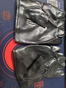 1 Pair Women Fingerless Motorcycle Gloves, Casual & Versatile Arm Warmers Autumn Fall Fashion Summer - Black - View 6