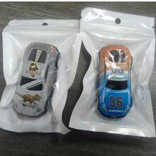 6.8cm Retractable Racing Car Decoration, Die-Cast Car Toy, Party Gift, Home Decor