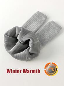 1 双女童紧身裤加厚保暖，冬季款式，婴儿幼儿打底裤儿童七分紧身裤，经典黑、白、灰，简约风格，适合外穿和日常穿搭