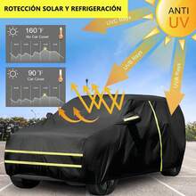Funda de Coche SUV, Impermeable Portátil con Forro de Algodón ,Anti-, Resistente a Aranazos y Nieve (485 * 190 * 185cm) - 1 - Ver 3