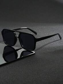 1 par de gafas de moda de verano para hombres con marco de PC personalizado, bisagras de metal, adecuadas para atuendos de moda, decoración de fiestas, viajes al aire libre, vacaciones en la playa