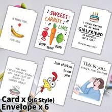 12 بطاقة تهنئة عيد ميلاد مضحكة مع مظاريف، بطاقات دعوة لحفلة عيد الميلاد الممتعة، ديكورات هدايا عيد الميلاد، مناسبة للاحتفالات العائلية والأصدقاء والزملاء، لوازم المدرسة، العودة إلى المدرسة