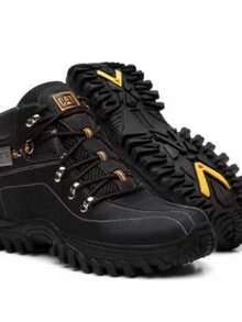 Caterpillar Men's Adventure Hiking Boots - Durable And Comfortable - 黑色 - 查看 1