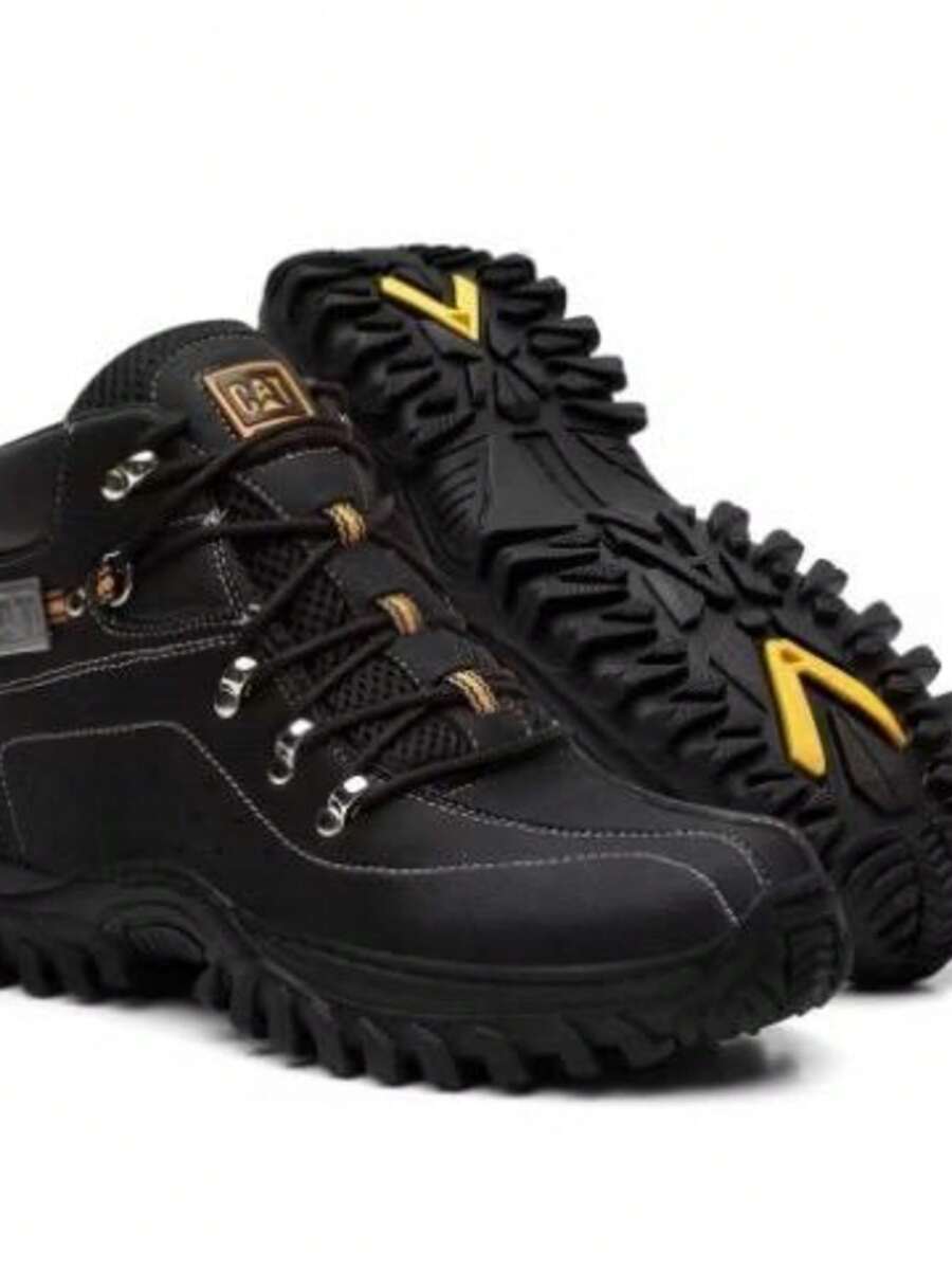 Caterpillar Men's Adventure Hiking Boots - Durable And Comfortable - 黑色 - 查看 1