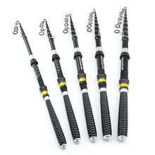 Lerutwis Joran Pancing Paduan Karbon Sensitif yang Dapat Diatur Panjangnya 1,8m-3,0m dengan Dudukan Reel, Lembut & Ringan, Joran Pancing Multifungsi yang Dapat Ditarik dan Diputar, Portabel untuk Memancing Jarak Pendek - MultiWarna - View 7