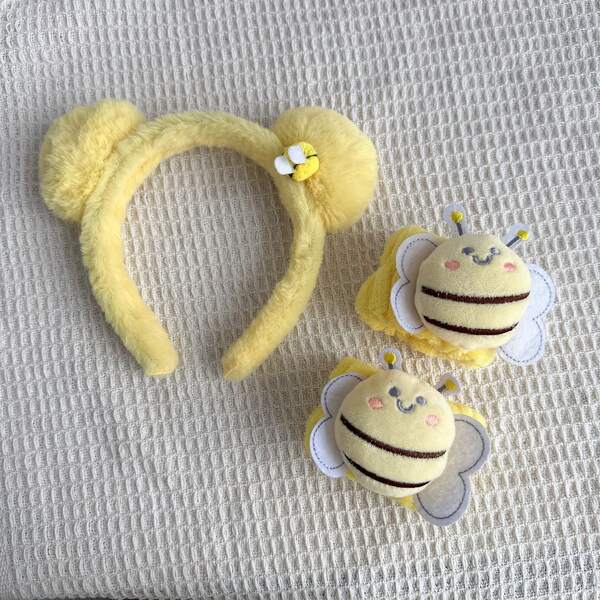 Cute Plush Bee Headband, Cartoon Bear Ear Hair Clip, Adult Hair Accessories For Washing Face & Performance,Fall,Hair Accessories,Hair Accessories For Women,Travel,Hair Accessories,Accessories Women,Hair Accessory,Hair Accessories Women,Hair Tools,Hair Stuff,Stuff,Beauty Accessories,Gifts,Travel,Gifts For Women,Hair Stuff,Stocking Stuffers,Stocking Stuffers,Stocking Fillers,Stocking Stuffers For Women,Stocking Fillers Women,Christmas Gifts,Gifts,Christmas Stocking Fillers,Gifts For Women,Gift,Christmas Gift,Stocking Stuffers For Adults,Stocking Fillers For Adult,Hair Stuff,Women's Accessories,Stocking Stuffer,Coming-Of-Age Hair Accessory,Christmas Hair Accessories,Gift Ideas For Women,Beauty Stocking Fillers,Christmas Gifts For Women