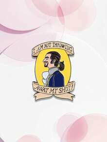 1 Peça Emblemas Inspirados em Música, Hamilton, Presentes de Teatro, Presentes de Moda, Acessórios de Joalheria