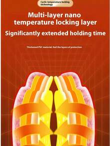 1 Borsa dell'acqua calda con copertura morbida - Grande - Borsa dell'acqua calda classica per sollievo dal dolore, collo e spalle, riscaldamento dei piedi, sollievo dalla disfunzione mestruale, terapia calda e fredda - Terapia del ghiaccio, ottimo regalo per Natale