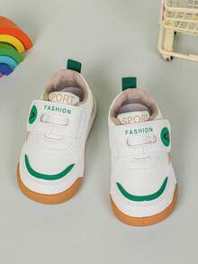 1 Paar Babyschuhe, neue Mode, weiche Sohle, atmungsaktiv, Klettverschluss, strapazierfähiges PU-Design, süß für Jungen und Mädchen, rutschfest für den Außenbereich, wasserdicht, flache Sohle, geeignet für alle Jahreszeiten