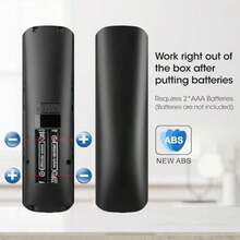 3 Pack Replacement Remote Control Only For Roku TV, Compatible For  Roku/Hisense Roku/Sharp//Onn Roku (Not For Roku Stick And Box)(Default) - 類型1 - 查看 4