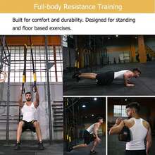 Correas de entrenamiento de suspensión |     correas de entrenamiento de resistencia al peso corporal, kit de entrenamiento de gimnasio en casa, fitness para interiores o exteriores - 1 - Ver 1