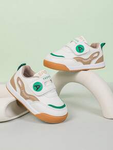 1 Paar Babyschuhe, neue Mode, weiche Sohle, atmungsaktiv, Klettverschluss, strapazierfähiges PU-Design, süß für Jungen und Mädchen, rutschfest für den Außenbereich, wasserdicht, flache Sohle, geeignet für alle Jahreszeiten