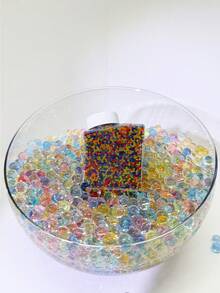 40 000 pièces/7-8 mm Perles de gel // 40 000 perles absorbantes, perles de cristal de 7-8 mm, boules de gel colorées convenant au remplissage de vases, aux perles hydroponiques pour plantes. Ces boules de gel particulières gonflent en volume après exposition à l'eau, éliminant ainsi le besoin d'arrosage fréquent après utilisation. Décoration de maison, décoration de chambre, vase à fleurs, vase en verre