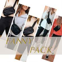 2 Cangurera Deportiva, 2 Unidades Riñonera Deportiva Riñonera de Marcha Running Hombre Mujer Impermeable Gran Capacidad Bolso de Cintura Viajar Moda Riñoneras Multifuncional, Negro y Blanco - 1 - Ver 5