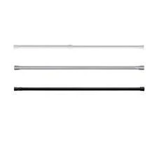 Tension Rod For Curtains No Drill Spring Net Curtain Rods Extendable Door Curtain Pole Adjustable Telescopic Voile Tension Pole For Kitchen Cupboard Bathroom Window - 55-90cm - View 2