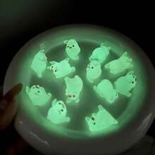 6 件可爱小猪小雕像鞋饰套装 - 多功能时尚塑料配件，适用于木屐和凉鞋，非常适合个性化您的鞋类、鞋类装饰|俏皮设计|耐用塑料 - 淺粉色 - 查看 4