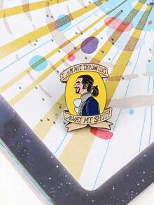 1 Peça Emblemas Inspirados em Música, Hamilton, Presentes de Teatro, Presentes de Moda, Acessórios de Joalheria