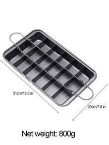 1pc Thick Carbon Steel Bread Mold - Non-Stick Coating, Easy Release Spring Design, Perfect Baking Results | Suitable For Bread, Cake, Etc. | Durable, Rust-Proof | Suitable For Home And Commercial Use - Black - View 16