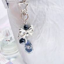 1 pièce/set Porte-clés acrylique mignon d'alien de scène, pendentif de personnage de dessin animé, charm de téléphone, porte-clés de voiture, décoration de sac à dos d'étudiant, accessoire de sac, accessoires d'Halloween, idées de cadeaux pour la fête des enseignants, Noël, accessoires de sac, cordons avec porte-badge, accessoires de voiture, breloques de sac - Multicolore - Voir 6