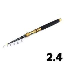 Lerutwis 1.8m-3.6m Sea Fishing Rod, Customizable With Fishing Reel, Alloy Metal Handle With Reel Seat, Carp Multifunctional Retractable Spinning Rod, Portable Short Stroke Fishing Rod - Multicolor - View 16