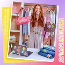 40 Pcs Self Adhesive Chenille Patches Colorful Cute Chenille Embroidered Patches Glitter Chenille Patches Sticker Applique Clothing Fabric Backpack Repair DecorCute