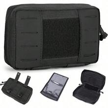 CamGo Tactical Molle Admin Pouch Military EDC Utility Bag Horizontal Modular Pouches With Removable Inner Accessory Pockets