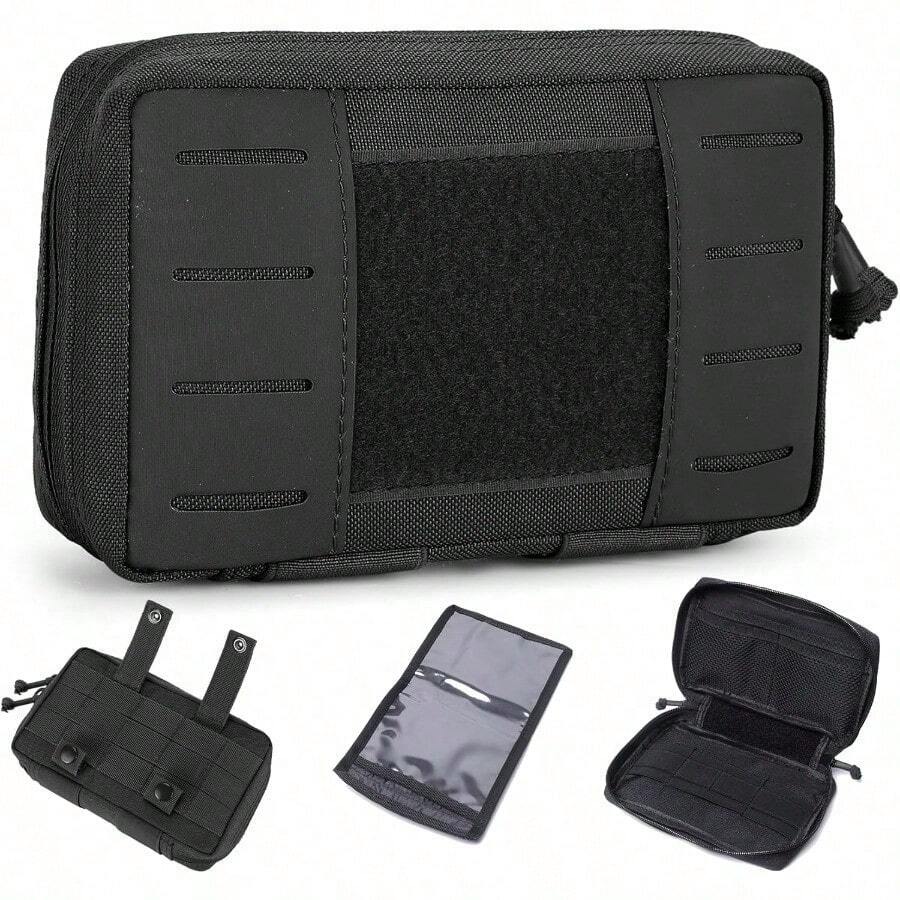 CamGo Tactical Molle Admin Pouch Military EDC Utility Bag Horizontal Modular Pouches With Removable Inner Accessory Pockets