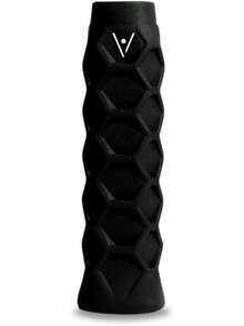 Revora - Grip Padel Ergonómico Silicón Diseño Hexagonal Agarre Control Precisión Antideslizante Reduce Vibración y Fatiga Soporte Codo de tenista Overgrip para Pala Paddle Pickleball Tenis Raqueta - Negro - Ver 3