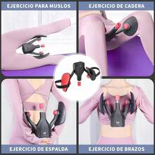 Entrenador de Cadera Kegel con Contador, Resistencia Regulable, Ejercitador de Músculos de Suelo Pélvico y de la Parte Interna del Muslo, para Levantamiento de Rehabilitación Posparto, Moldear - 1 - Ver 2