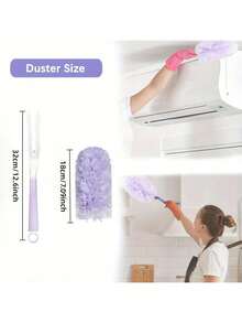 20 peças/10 peças, Design Dupla Face, Limpável em 360 Graus. Esfregões Multiuso de Microfibra para Uso Pesado, Refil de Cabeças de Esfregão - Remoção de Poeira Sem Esforço para Eletrônicos, Móveis, Persianas e Ventiladores de Teto, Suprimentos de Limpeza, Acessórios de Limpeza