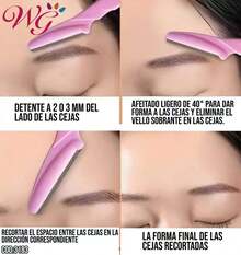 Perfilador De Cejas Profesional 20 Paquetes De 3 Piezas - Multicolor - Ver 3