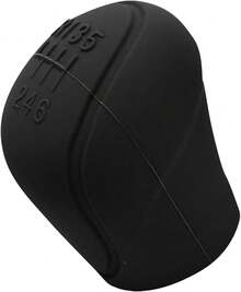 Cubierta de Silicona para Palanca de Cambios de Coche Funda de Silicona para Palanca de Cambios Mango de Palanca de Cambios Accesorios Protectores Cubierta Manual (negro) - Negro - Ver 8