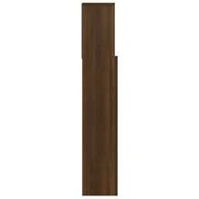 Cabecero Larryhot Roble Marrón 100x19x103,5cm, Resistente y Duradero, Fácil de Montar, Estilo Decorativo, Apto para Dormitorio - Marrón - Ver 5