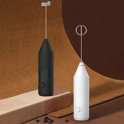 1 Máy tạo bọt sữa điện cầm tay | Máy tạo bọt sữa mini, chạy bằng pin (Không bao gồm pin) Máy đánh cà phê cầm tay, nhiều đầu trộn khác nhau cho nhiều mục đích sử dụng khác nhau để có kết quả tốt hơn. Máy đánh sữa điện không dây Latte, Cappuccino, Frappuccino, Sô cô la nóng - Thích hợp làm quà tặng Giáng sinh