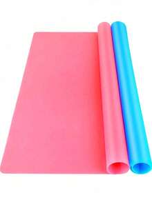 1pc/2pcs Silicone Mat For Resin Molds, 15.7" X 11.7" Playdough Mat, Silicone Sheet For Crafts Jewelry Resin Molds Mat, Nonstick Silicone Craft Mats For UV Resin, Paint, Clay - Multicolor - View 6