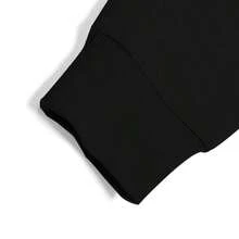 Black Geometric Pattern Printed Bag-Toe Hoodie Casual Long-Sleeved Sweatshirt Pullover Men's Top Suitable For Autumn And Winter, Machine-Washed - Black - View 9