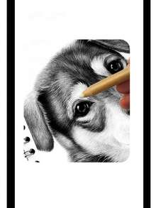 5支装白色炭笔，美术学生素描绘画专用软白炭笔，天然木质笔芯，笔芯较粗，适合美术学生、高光素描、混色、速写、专业绘画 - 彩色 - 查看 7