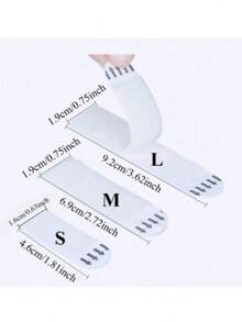 12 Pairs [24 Pcs] Nylon Picture Hanging Strips, No Drill Hooks, Frame Wall Art Ledge, Invisible Magic Tape Glue, Double-Sided Wall Mounting