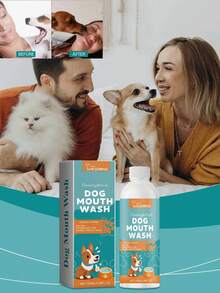 YEGBONG YEGBONG;100ml;Dog Mouthwash; Tooth Cleaning; Pet Oral Cleaner; Pet Cat And Dog Mouthwash; Odor Removal, Freshens Breath;Cares For Pet Oral Health, Cleaning And Odor Removal