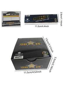 768 fogli di cartine per sigarette + 768 filtri monouso/1 scatola 110mm 32 fogli + 32 fogli/libretto filtri monouso + accessori per arrotolare a mano - cartine non candeggiati - carta gommata naturale araba - cartine 110MM - carta per sigarette classica extra sottile che brucia in modo uniforme. Regali di Natale, regali di Ognissanti, vari regali di compleanno.