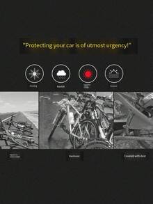 1 Stück Grundlegende/Leichte tragbare Staubabdeckung für Elektrofahrrad/Motorrad, wasserdichte Outdoor-Sonnenschutzabdeckung für Fahrrad/Roller, geeignet für alle Jahreszeiten