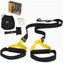 Entrenamiento de suspensión TODO EN: correas de entrenamiento de resistencia, kit de entrenamiento de resistencia física para ejercicios de cuerpo entero en interiores o exteriores , quemar grasa - 1 - Ver 5