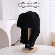 1pc Outdoor Ski Protective Hat, Warm And Thick Knitted Winter Hat, Men's Autumn/Winter Versatile Ear Warmer Knitted Beanie, Thermal Lined Thick Knit Cap, Ideal Gift Choice Winter Warm