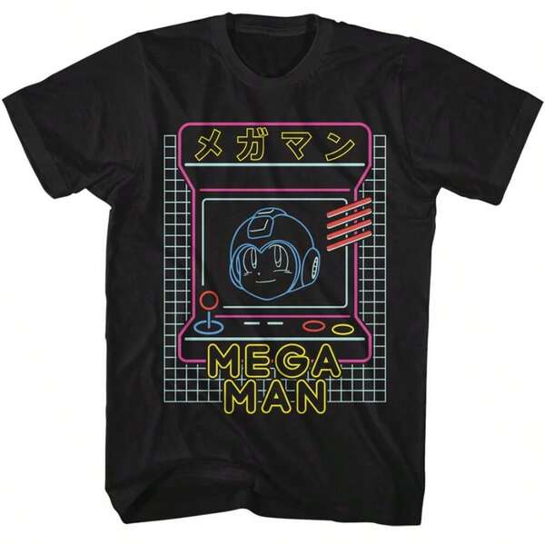 Camiseta clásica informal de algodón 100 % puro y pesado con estampado digital de ChillsDevil, Terror para hombre